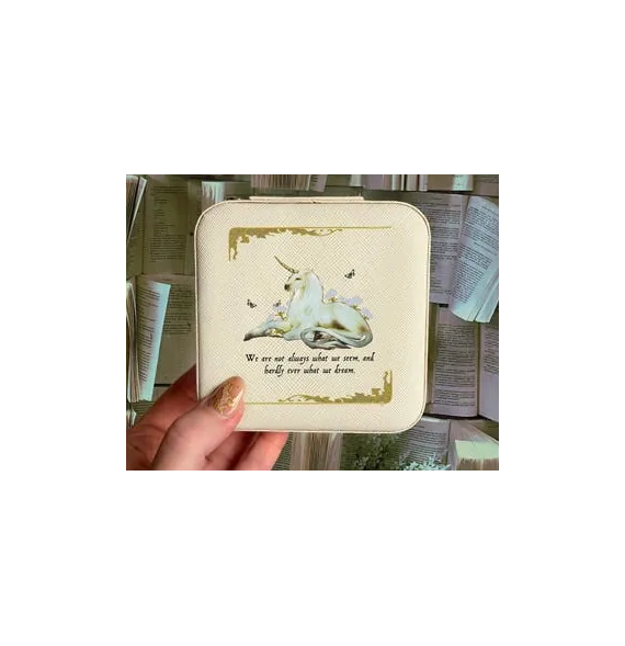 Estuche de viaje para joyas con licencia oficial de El Último Unicornio