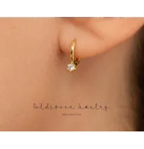 Pendientes Huggie cz