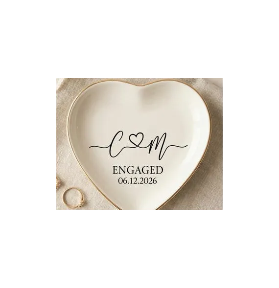 Plato para anillos de compromiso personalizado