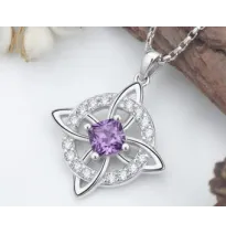 Collar con piedra natal para el Día de la Madre